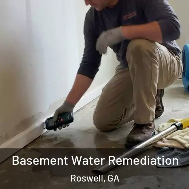  Basement Water Remediation Roswell, GA