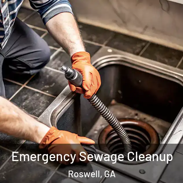  Emergency Sewage Cleanup Roswell, GA
