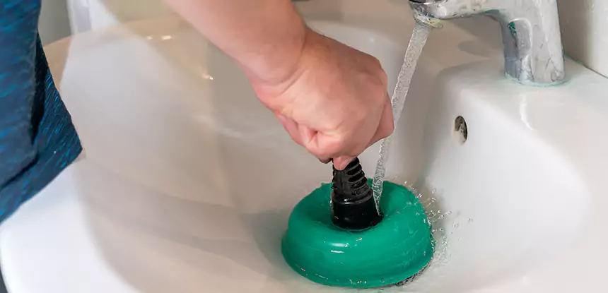 Sink Standing Water Blockage Removal in Roswell
