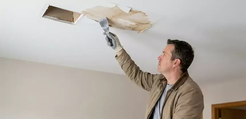 Dry Ceiling After Water Leak in Roswell