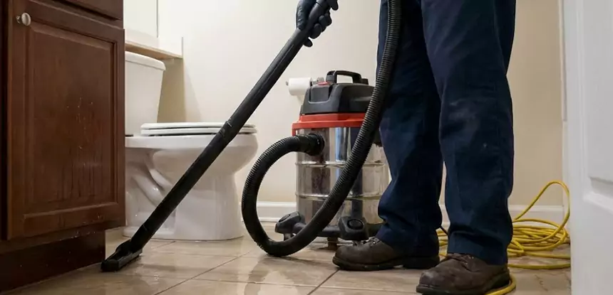 Fix Bathroom Floor Water Damage Roswell