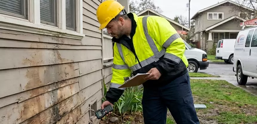 Water Damage Exterior Wall Roswell
