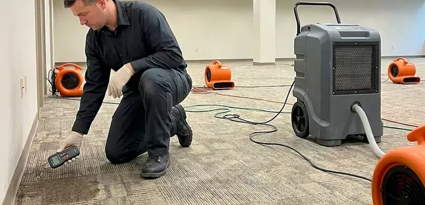 Drying Carpet Padding After Flood in Roswell