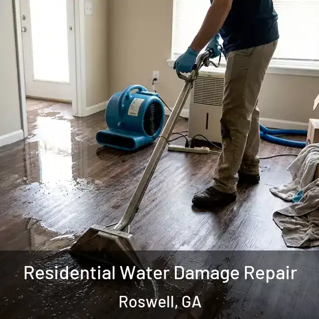  Residential Water Damage Repair Roswell, GA