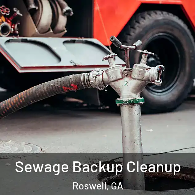  Sewage Backup Cleanup Roswell, GA