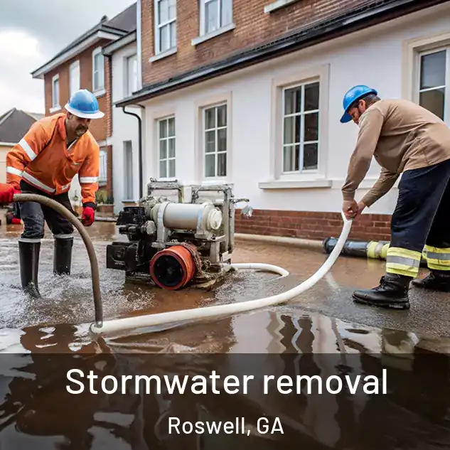  Stormwater removal Roswell, GA